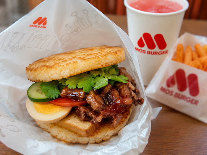 Braised Duck Rice Burger
