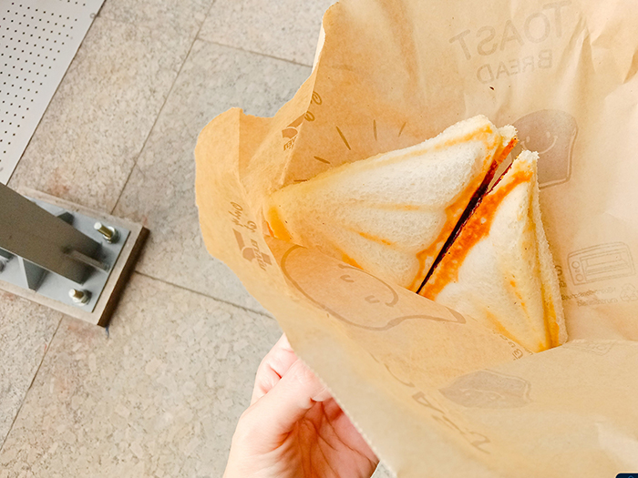 出来立てのホットサンド