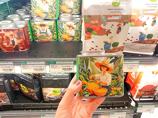 ラオスのスーパーマーケットで買える!お茶とコーヒーのお土産10選