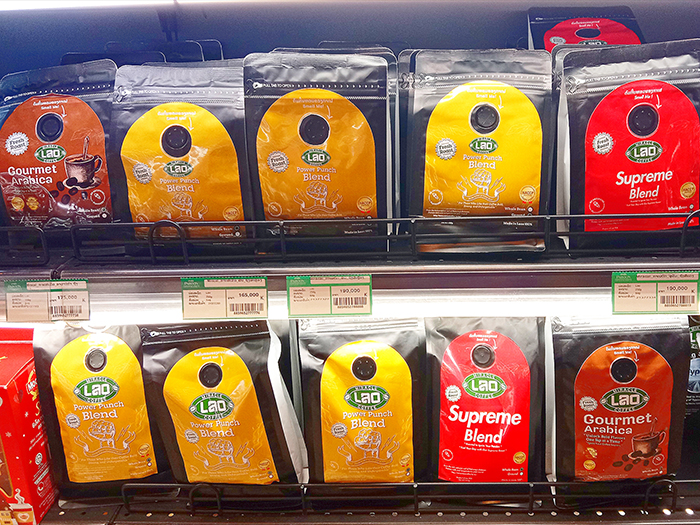 「MIRACLE LAO COFFEE」のパッケージ