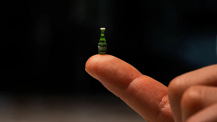 Carlsberg mini bottle