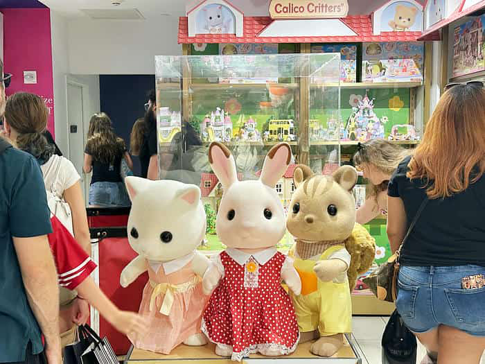 「シルバニアファミリー」の売り場