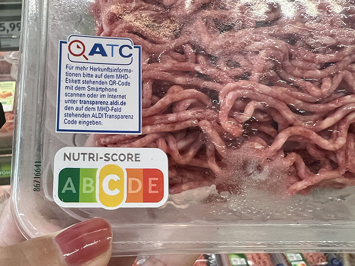 Nutri-Scoreが付いた食品