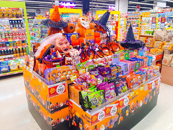 タイのハロウィンプロモーションとパッケージ