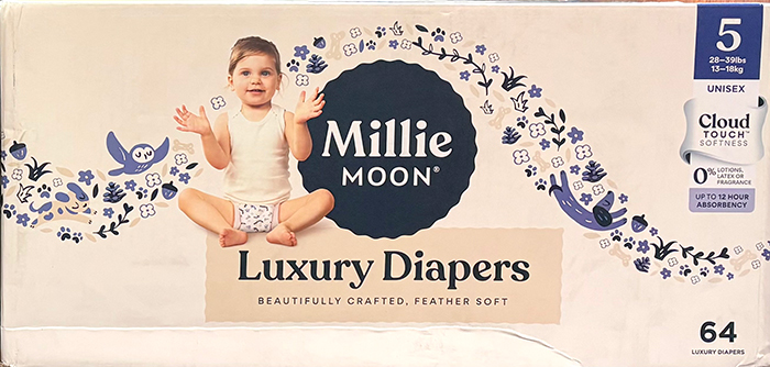 Millie Moonのパッケージ