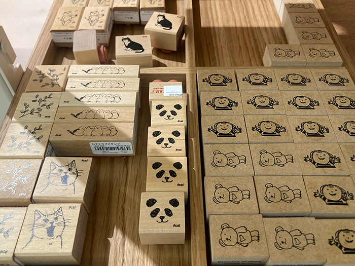 さまざまな動物のハンコ